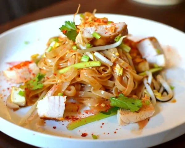 Nouilles de riz au poulet (Pad Thai Kai)